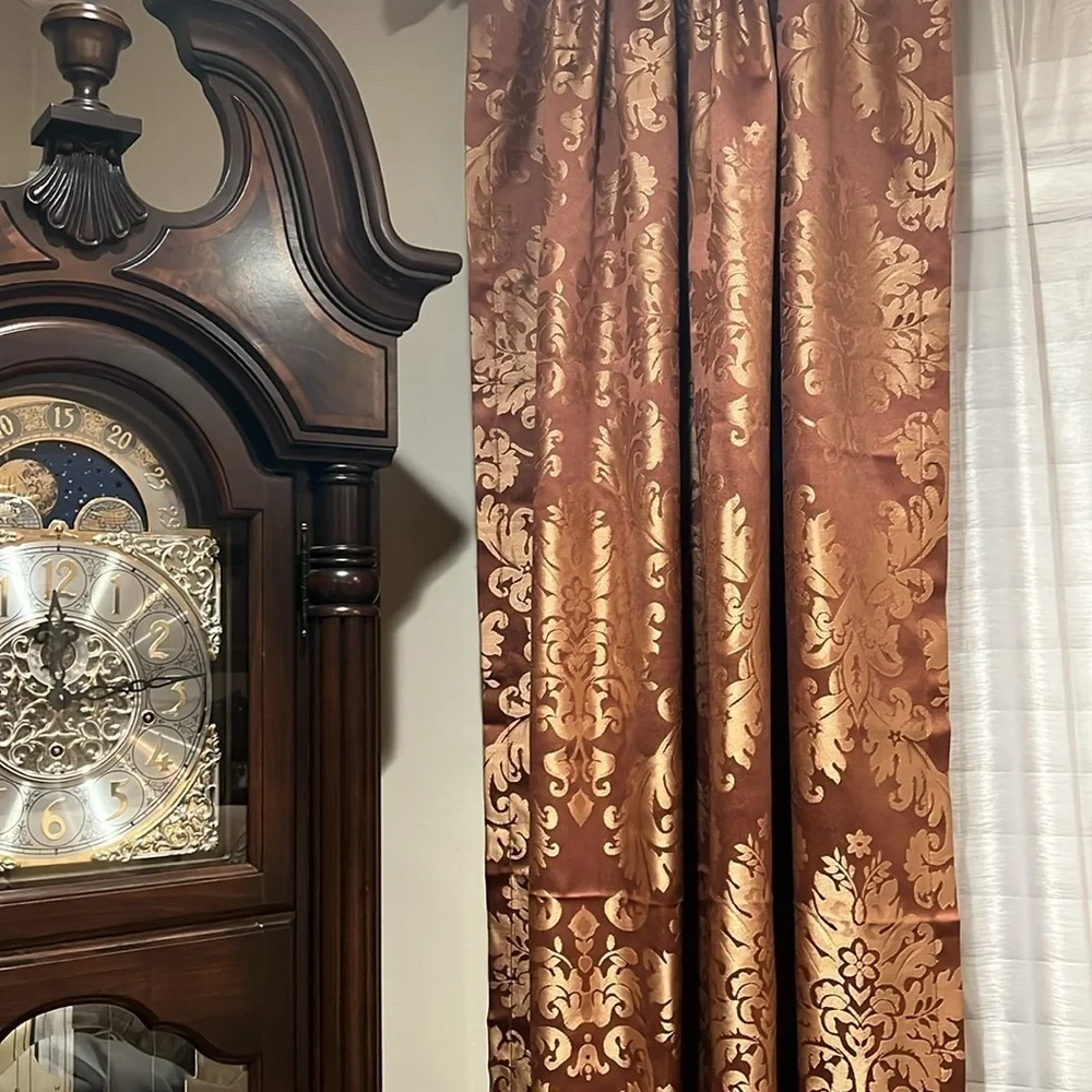 Croscill Home Curtains beautiful & rich! Color is rust & gold